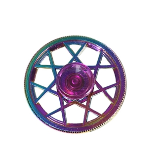 Farverig fidget spinner hjul